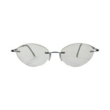 Silhouette 6601 40 6081 54 17 14u Rimless Oval Eyeglasses Only Frame w case