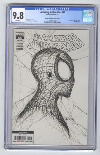 Amazing Spider-Man #55 CGC 9.8 Comic 2021 White Pages Pat Gleason 2nd Printing