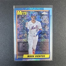 Topps Series 2 1990 Chrome Silver Pack Insert Mark Vientos #T90C129 Mets 2025
