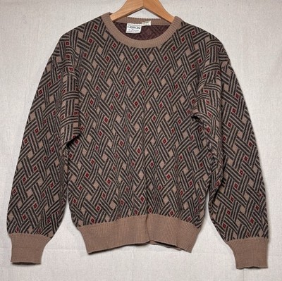 Vintage Giorgio di Firenze Wool Blend Knit Sweater Made in Italy Mens Sz Medium