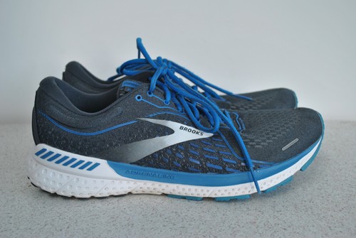 Grau Spitze Herren Medium Laufschuhe Gr. 9,5 (44,5) Brooks Adrenaline GTS 21 - Bild 2 von 6