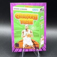 2023-24 Panini Donruss - Crunch Time Kawhi Leonard #8 Press Proof Purple