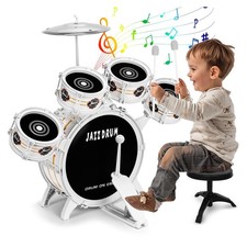 OoneWiser Drum Set for Toddlers 1-3 - Musical Toy Drums Set for Kids - 5 Drum...