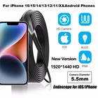 5.5mm For iOS iPhone 17/16/15/14/13 iPad Android Phone Endoscope Inspect Camera