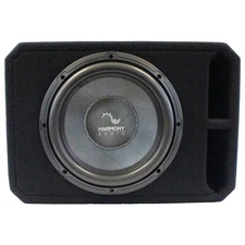 Harmony Audio HA-C1X12D2 Single 12" Vented Loaded 1100W RMS Sub Box Enclosure