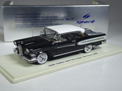 (KI-08-42) Spark S2960 Edsel Citation Coupé 1958 schwarz in 1:43 in OVP