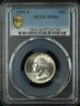1950-S WASHINGTON QUARTER 25C PCGS MS66 (P0650) San Francisco Washington