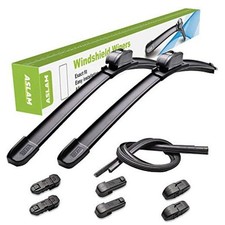 26 and 18 Inch Front Windshield Wipers 2 Pack Streak-Free Quiet Durable