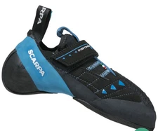 Scarpa Origin Rock Climbing Shoes Mens US 9 EU 42 Black Blue Outdoor Sport
