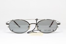 MATSUDA 10154 BR 49-18 Original Vintage Eyeglasses Steampunk Japan Sun-Clip