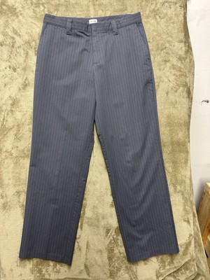 Adidas Pants Mens 34x32 Golf Performance Clima Lite 3 Stripes Gray Casual