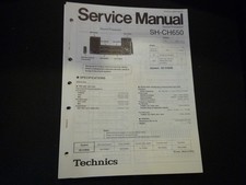 Original Service Manual Schaltplan Technics SH-CH650