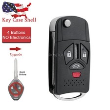 Replacement Remote Key Shell Case Fob For 2007 - 2012 Mitsubishi Eclipse Galant