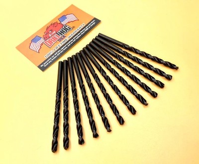 Drill Hog  #57 Drill Bit #57 Number Bit Molybdenum M7 Lifetime Warranty 12 Pack