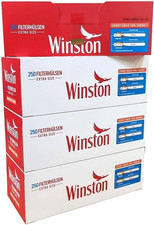 GIZEH Winston Extra Size Tubes - (4 x 250) 1000 Tubes