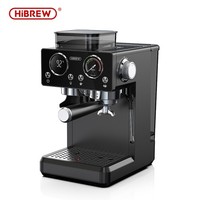 HiBREW H20 Coffee Machine for Home with Built In Burr Grinder and PID System UK