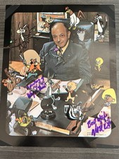 Vintage 1978 Warner Bros Looney Tunes Print – Mel Blanc Signed
