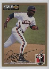 1994 Upper Deck Collector's Choice Gold Foil Signature Reggie Jefferson 1dm7