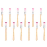 12-Teiliger Pinselset FüR Malerei, 13 Cm Nylonborsten Flachpinsel, #1 Rot/Weiß