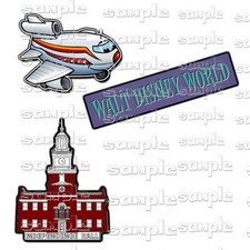 Disney World Here We Come vvc Premade Die Cut Scrapbook Page Paper Piece