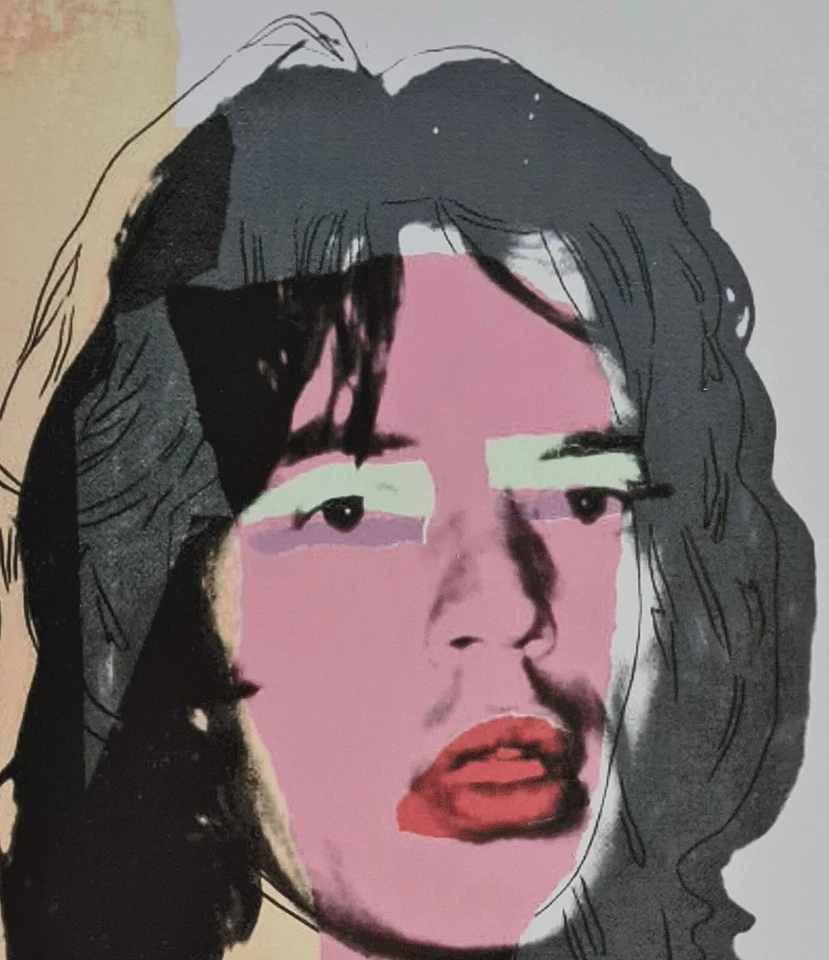 ANDY WARHOL * Mick Jagger * 57 x 38 cm * signed lithograph * limited # xx/100 - Bild 4 von 4