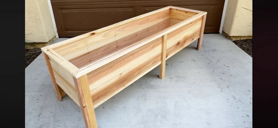 Maceta de cedro - 60”x17,5”x17,5” - Recogida gratuita Foto 2 de 3