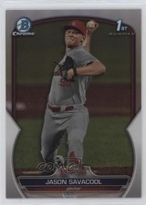 2023 Bowman Draft Chrome Refractor Jason Savacool #BDC-200 6tw