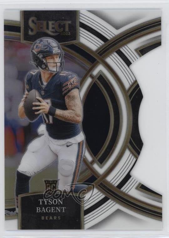 2023 Select Premier Level White Prizm Die-Cut 20/199 Tyson Bagent Rookie RC 0i4k