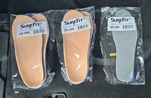3 Pair SureFit TP PreFab Bilam Diabetic Insole Model 628 SR-08R Women's Size 8