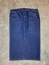 VTG Y2K Baggy Wide Leg Rocawear Embroidered Jeans 48x30 Hip Hop Streetwear