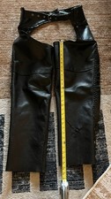 Genuine Leather Motorcycle Black Leather Rebe...