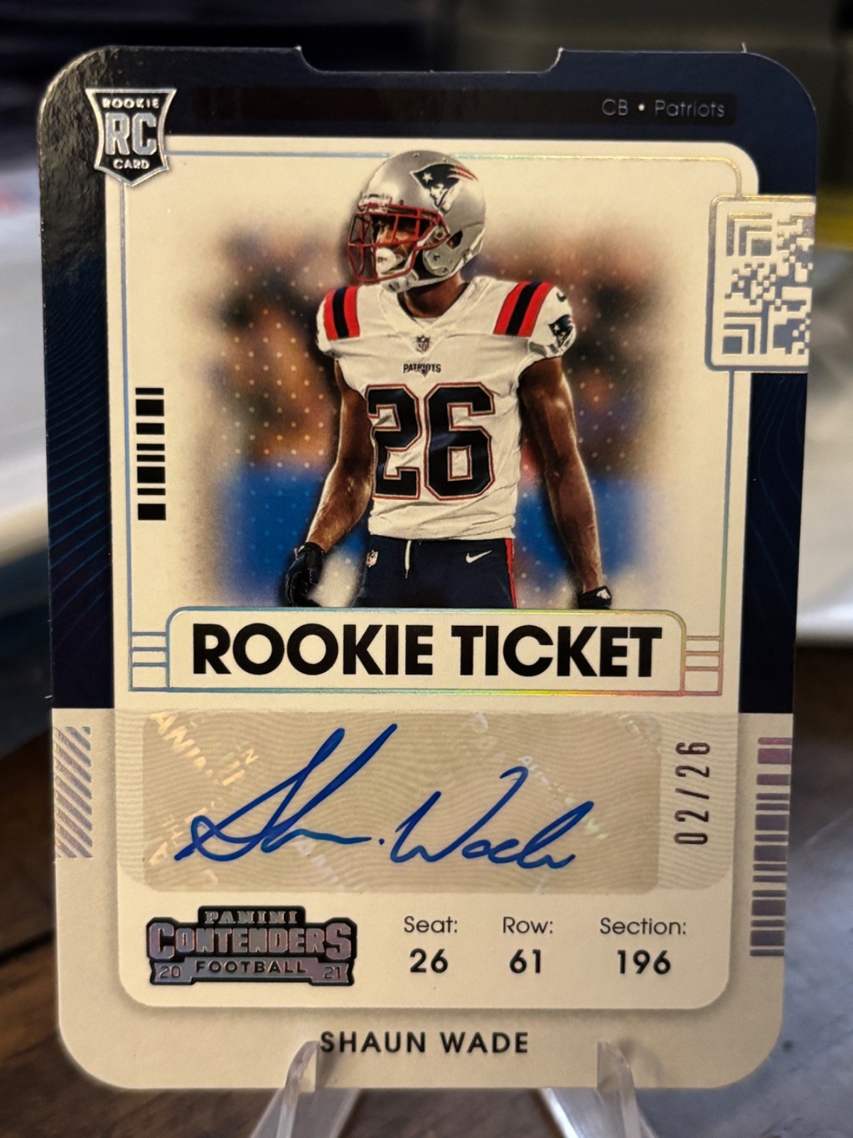 Shaun Wade Panini Contenders #218 Autograph-Stub