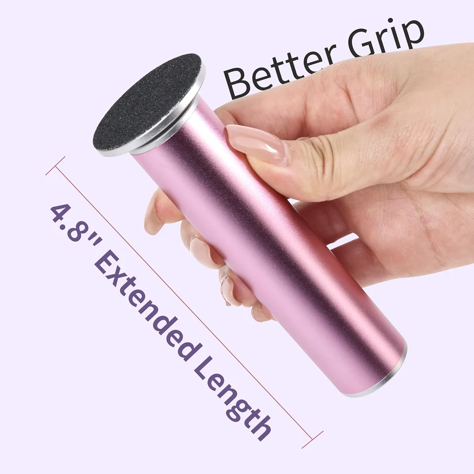 Electric Foot Callus Remover, 120 Sandpaper Discs, 4.8 Inches, 800RPM, 3 Sizes - Image 3 of 4