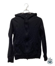 Y-3 Back Logo Sweat Zip Hoodie FJ0344 Size: S Black Men FJ0344