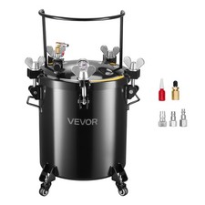 VEVOR Pressure Pot Steel Tank 10.6 Gal Pressure Pot with Quick-Connect Couplers