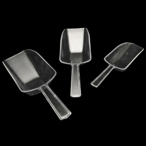 3* Clear Plastic Scoop Bar Buffet Wedding Sugar Sweet Serving Bag Gift Ice N9C4 - Picture 3 of 8