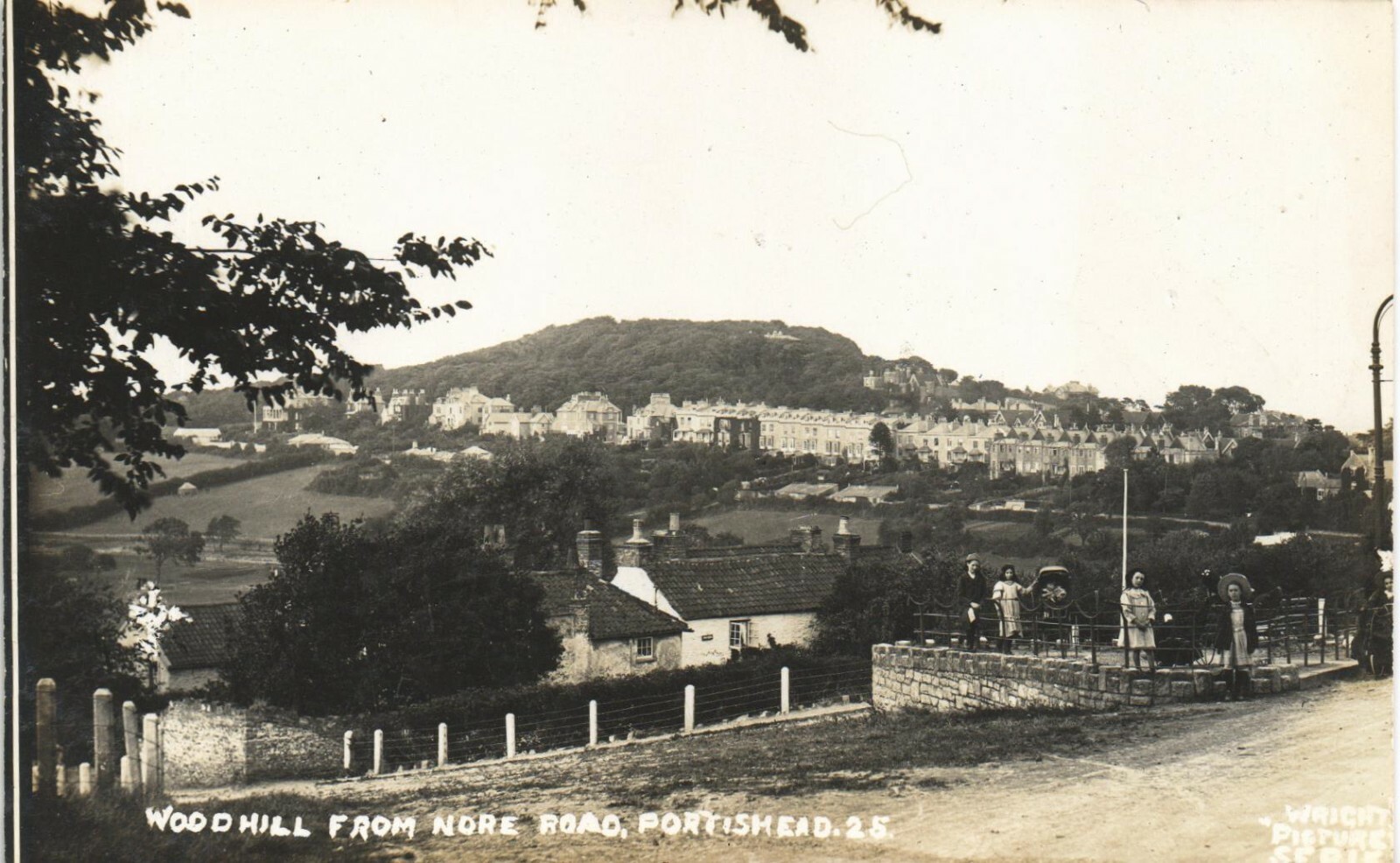 Portishead. Woodhill from Nore Road in Wright Picture Series. eBay