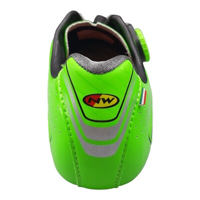 Chaussures De Vélo De Course Northwave Extreme S Carbone - Taille 42, Argent/vert