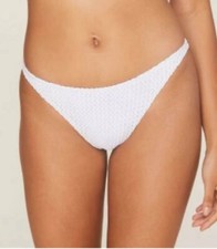 Andie Swim x Demi Moore Size Small White Bikini Bottom The Tropez NEW NWT