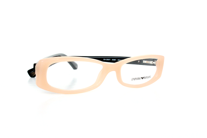 New Emporio Armani EA3007 5087 Eyeglasses Opal Beige Size 53  display picture 3