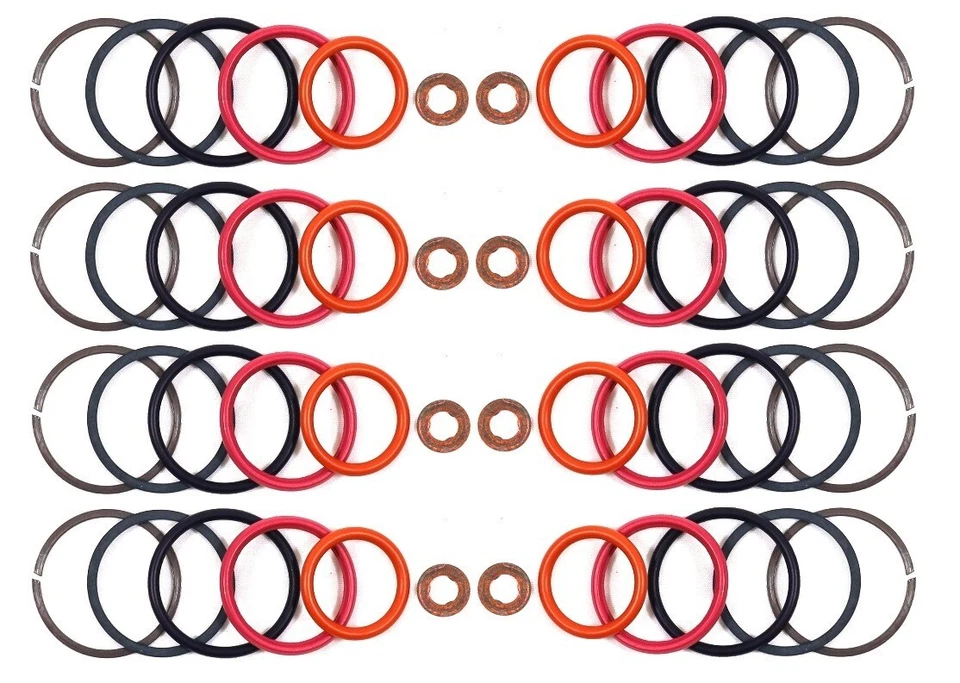 94–03 7.3L Powerstroke Injector O-Rings Full Set of 8 Genuine Motorcraft CM-5010 - Image 2 of 4
