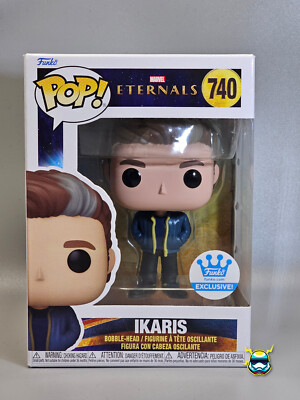 Funko Pop IKARIS #740 Eternals Marvel Bobble Head Exclusive Protector Figur 6