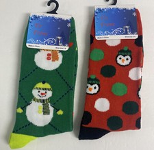 Set Of 2 Christmas Xmas Novelty Socks Size 5-9 New