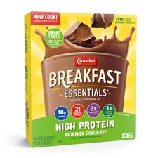 Carnation Breakfast Essentials High Protein Milk Chocolate Drink Mix Pack of 6