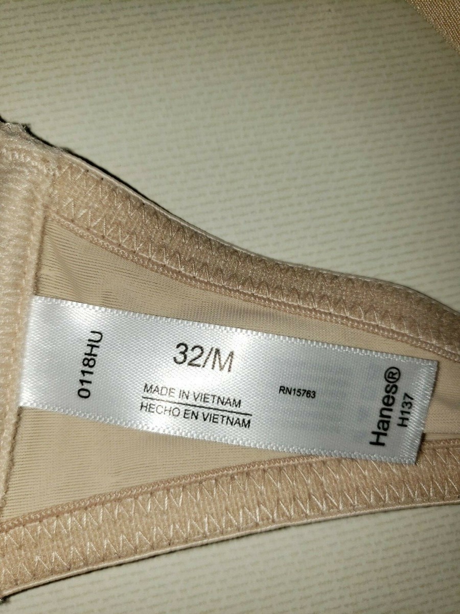 TEEN GIRLS size 32 medium HANES WIRE FREE NEW BRA softly padded