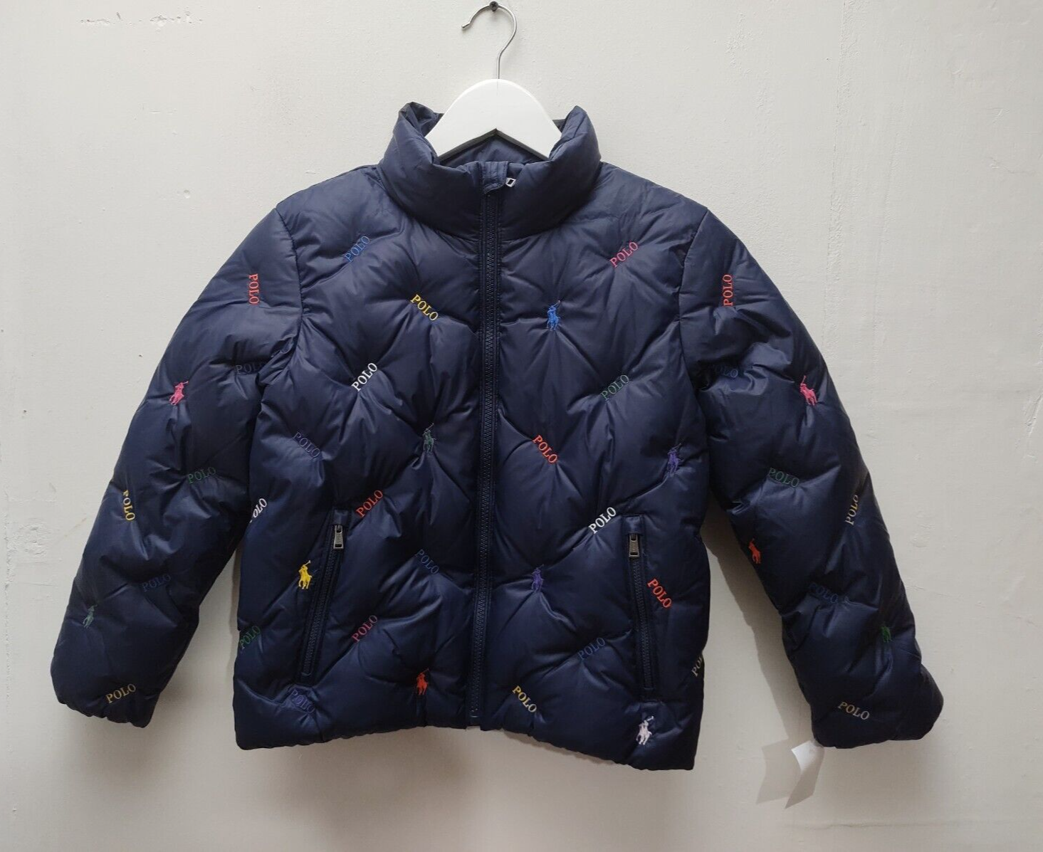 Polo Ralph Lauren Pony Giacca Imbottita Bambino Taglia S (7) Prezzo di listino £299