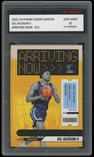 GG Jackson II 2023-24 Panini Hoops Winter Arriving Now 1st Graded 10 Rookie Card
