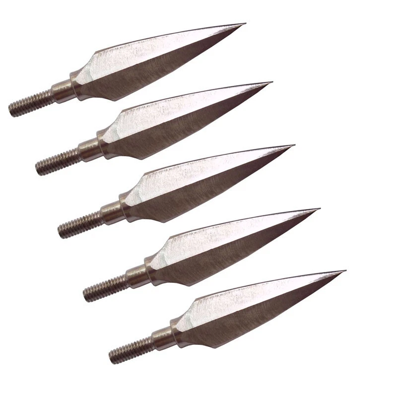 6/12 puntas de flecha puntas de caza 150 gr acero atornillado puntas tiro con arco caza - Imagen 2 de 4