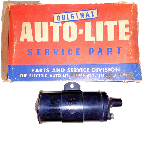 19411947 Hudson 6cylinder NOS AutoLite Ignition Coil CR4098S eBay