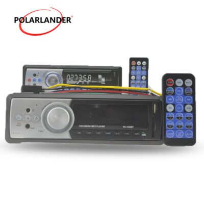 1 DIN Bluetooth ＋Microphone FM Receiver Car Audio Stereo USB SD MMC Card Reader